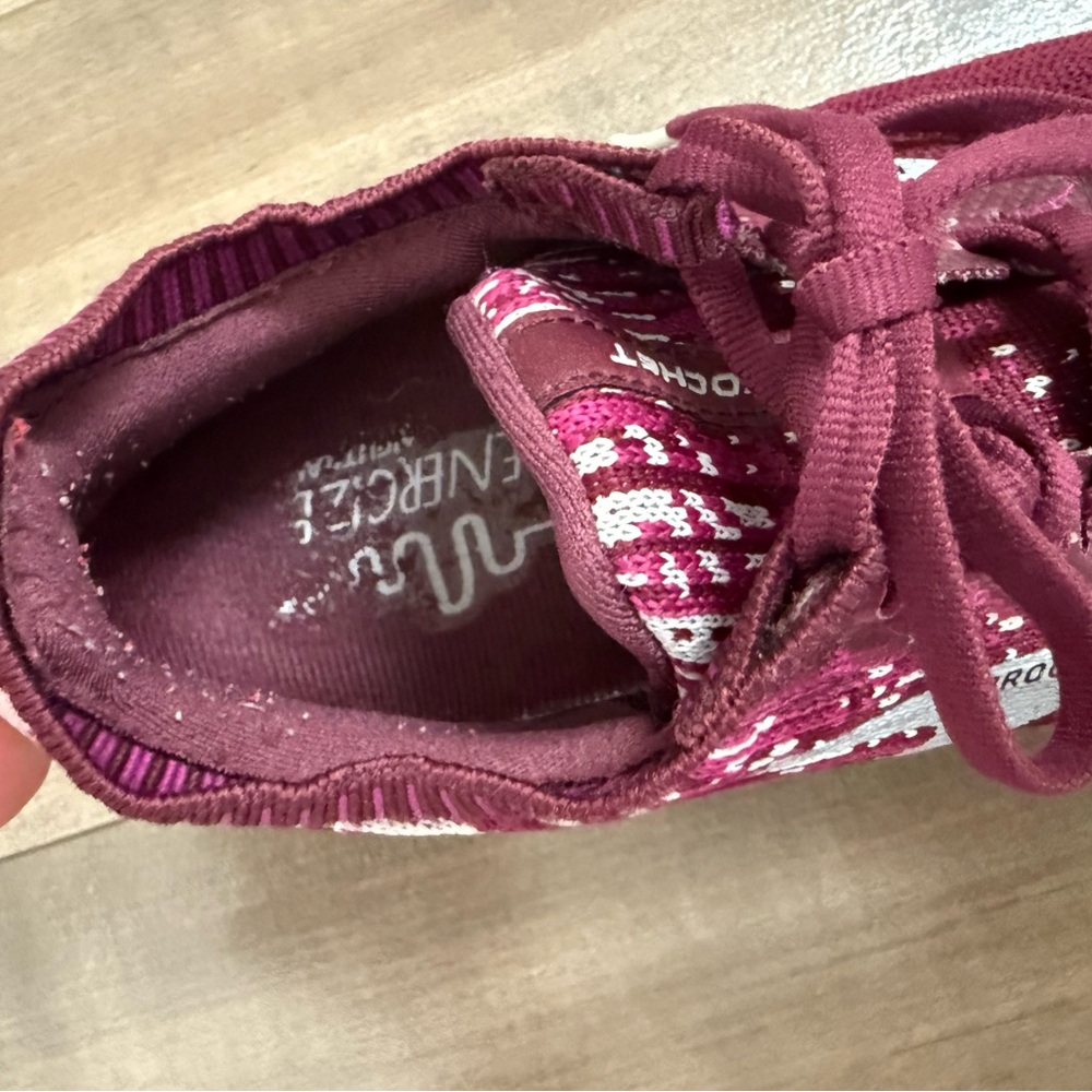 Brooks Ricochet DNA Tennis‎ Shoe Sneaker Energize Neutral Women's 7 Burgundy - Picture 10 of 11